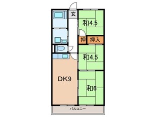 石坂マンションの物件間取画像